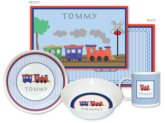 All Aboard 4-Piece Dinnerware Set